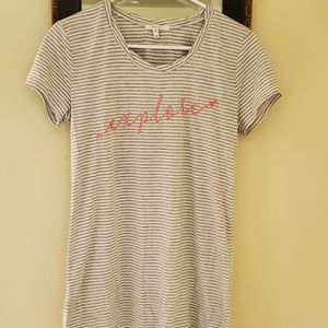 "Explore" shirt